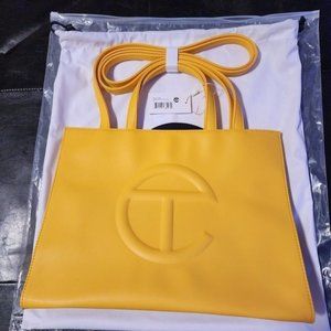 Telfar Medium Yellow Shopping Bag